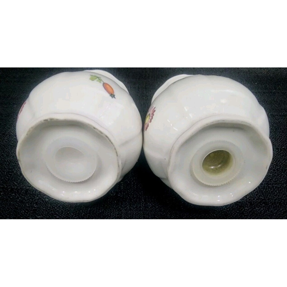 PETITE FLEUR Villeroy & Boch 8pc Set Salt Pepper Shaker Plates Bowls Saucers - Picture 15 of 15